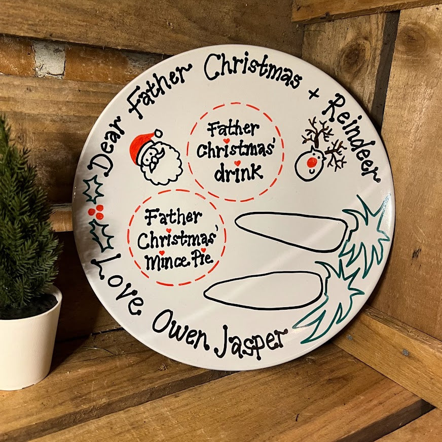 Personalised Christmas Eve Plate